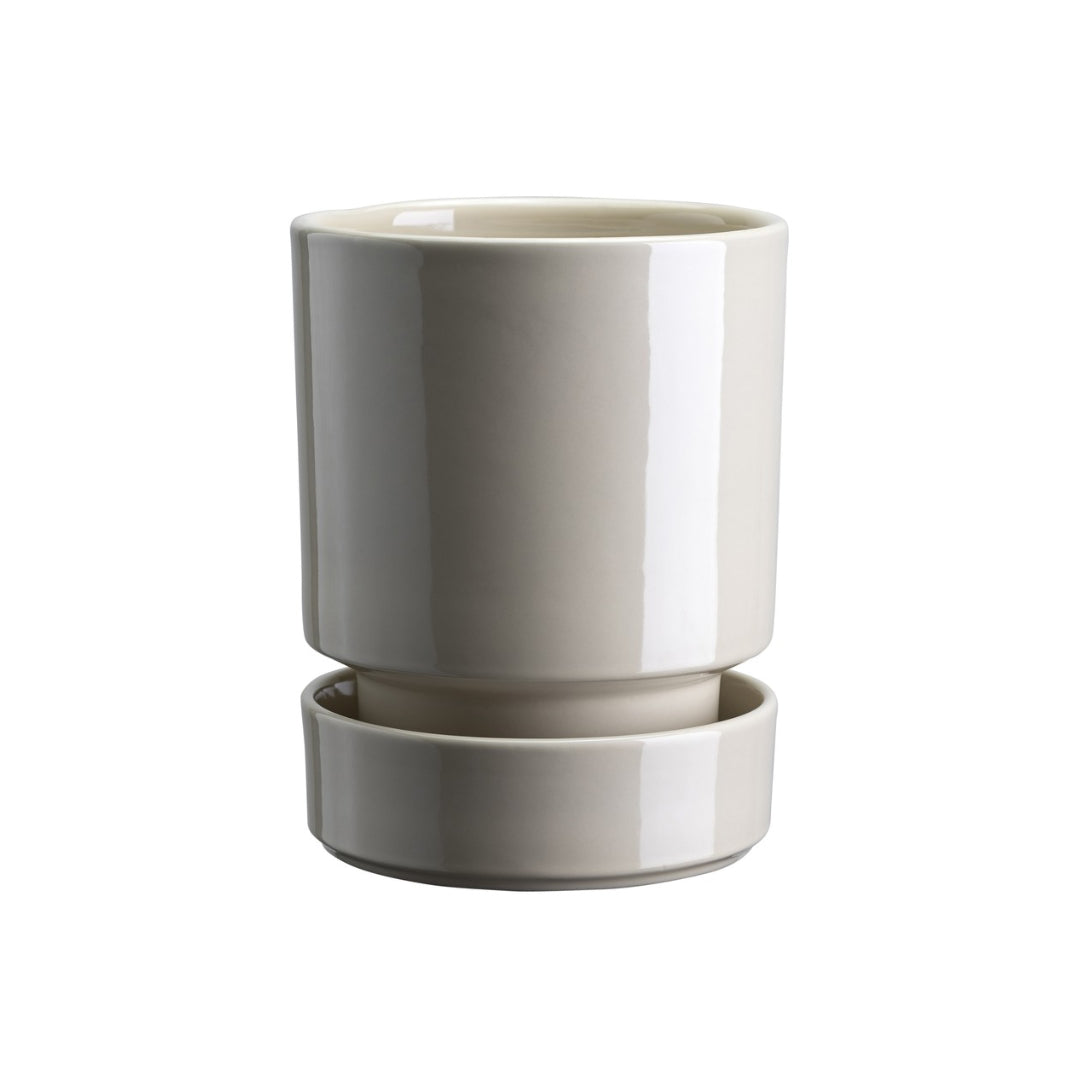 Hoff Glazed Pot - Sandstone Set - Batten Home