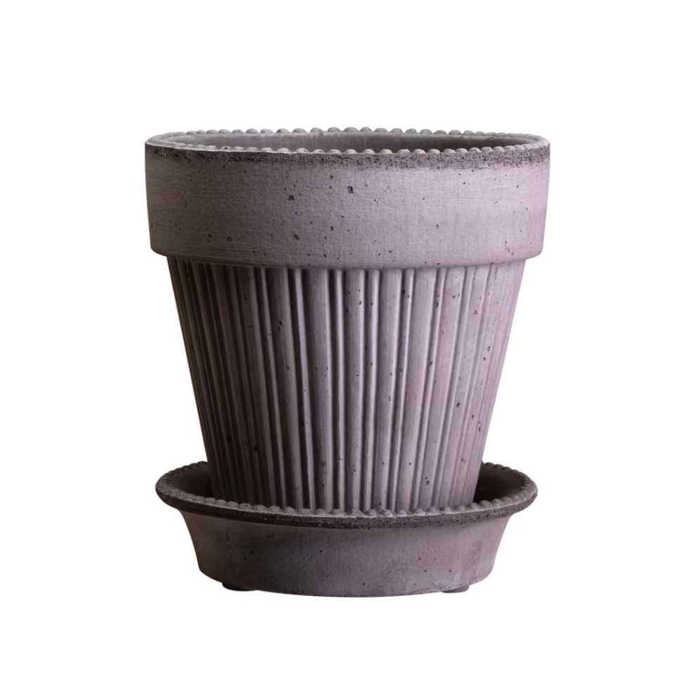 Simona Raw Pot - Grey - Batten Home