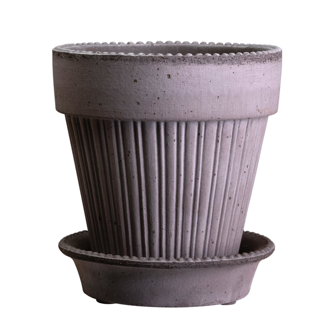 Simona Raw Pot - Grey - Batten Home